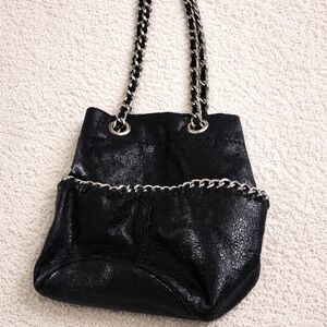 Chic Black Chain Strap Shoulder Bag